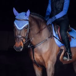 Horze Glarus Fliegenhaube Mit Metallischem Flechtdetail -Reitsportbedarf 22917 MLNB 2