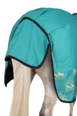 Horze Magic Carousel Pony Weidedecke Mit Fleece-Futter -Reitsportbedarf 24413 556 06