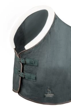 Horze Leigton Teens Collection Fleece Abschwitzdecke Mit Kunstfellkragen -Reitsportbedarf 24442 UDGR 2