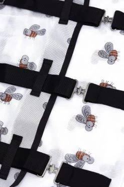 Horze Defender Fliegendecke Mit Festem Halsteil Und Bauchlatz -Reitsportbedarf 24843 wh fly 02