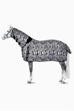 Horze Defender Fliegendecke Mit Festem Halsteil 17 Horze Defender Fliegendecke Mit Festem Halsteil -Reitsportbedarf 24844 zebra 01