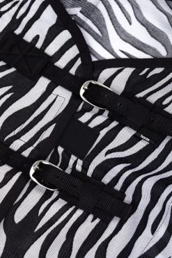 Horze Defender Fliegendecke Mit Festem Halsteil 18 Horze Defender Fliegendecke Mit Festem Halsteil -Reitsportbedarf 24844 zebra 02