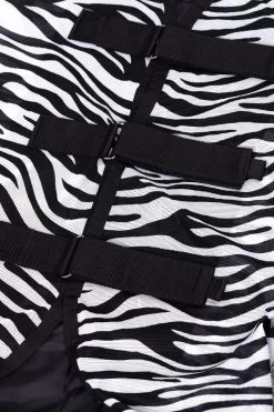 Horze Defender Fliegendecke Mit Festem Halsteil 19 Horze Defender Fliegendecke Mit Festem Halsteil -Reitsportbedarf 24844 zebra 03