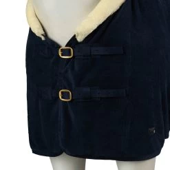Horze Lincoln Fleecedecke Mit Kunstfellkragen -Reitsportbedarf 24846 DRB 2