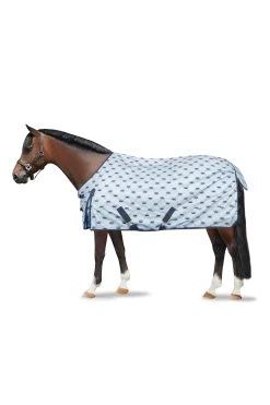 Horze Pony Regendecke Mit Kronenprint, 100g -Reitsportbedarf 24967 LB 1