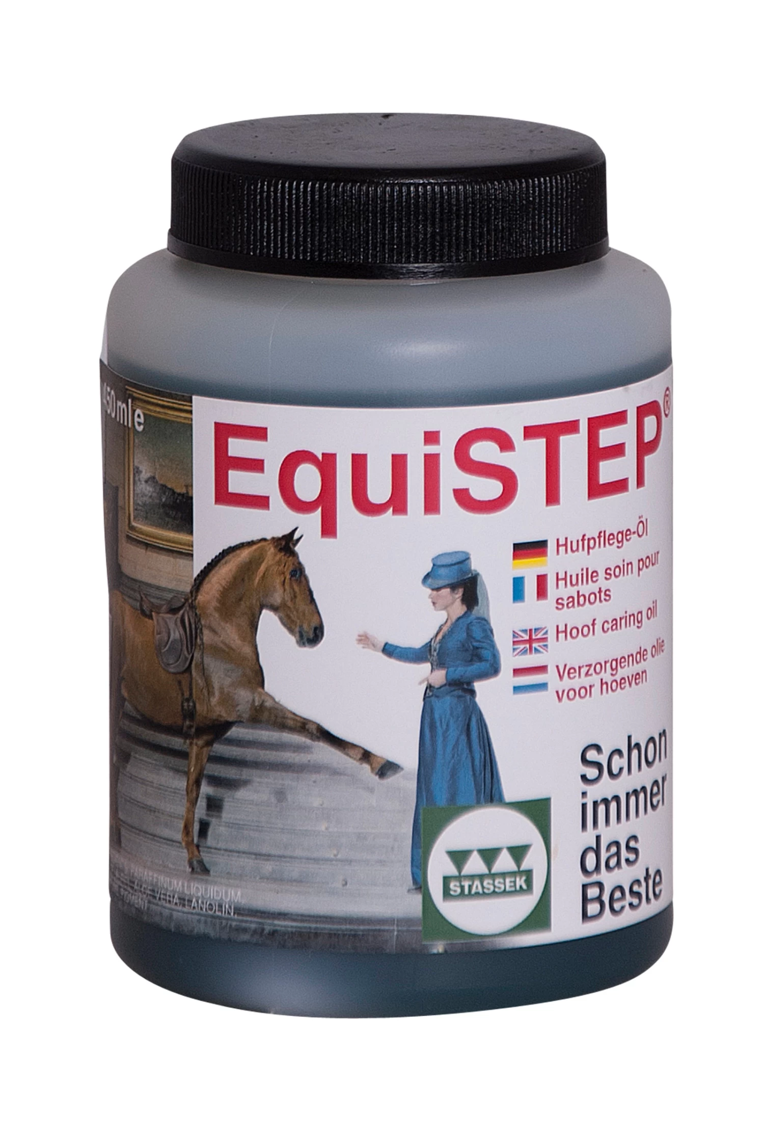 Stassek EquiSTEP Huföl, Nachfüll-Flaschen (ohne Pinsel), 450 Ml 3 Stassek EquiSTEP Huföl, Nachfüll-Flaschen (ohne Pinsel), 450 Ml