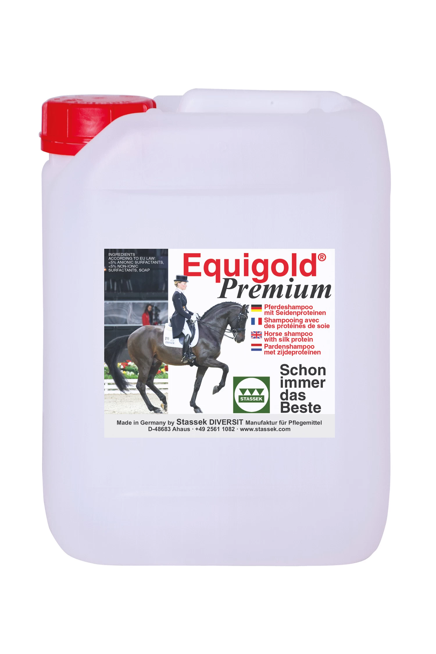 Stassek Equigold Premium Pferdeshampoo, 2 Liter 3 Stassek Equigold Premium Pferdeshampoo, 2 Liter