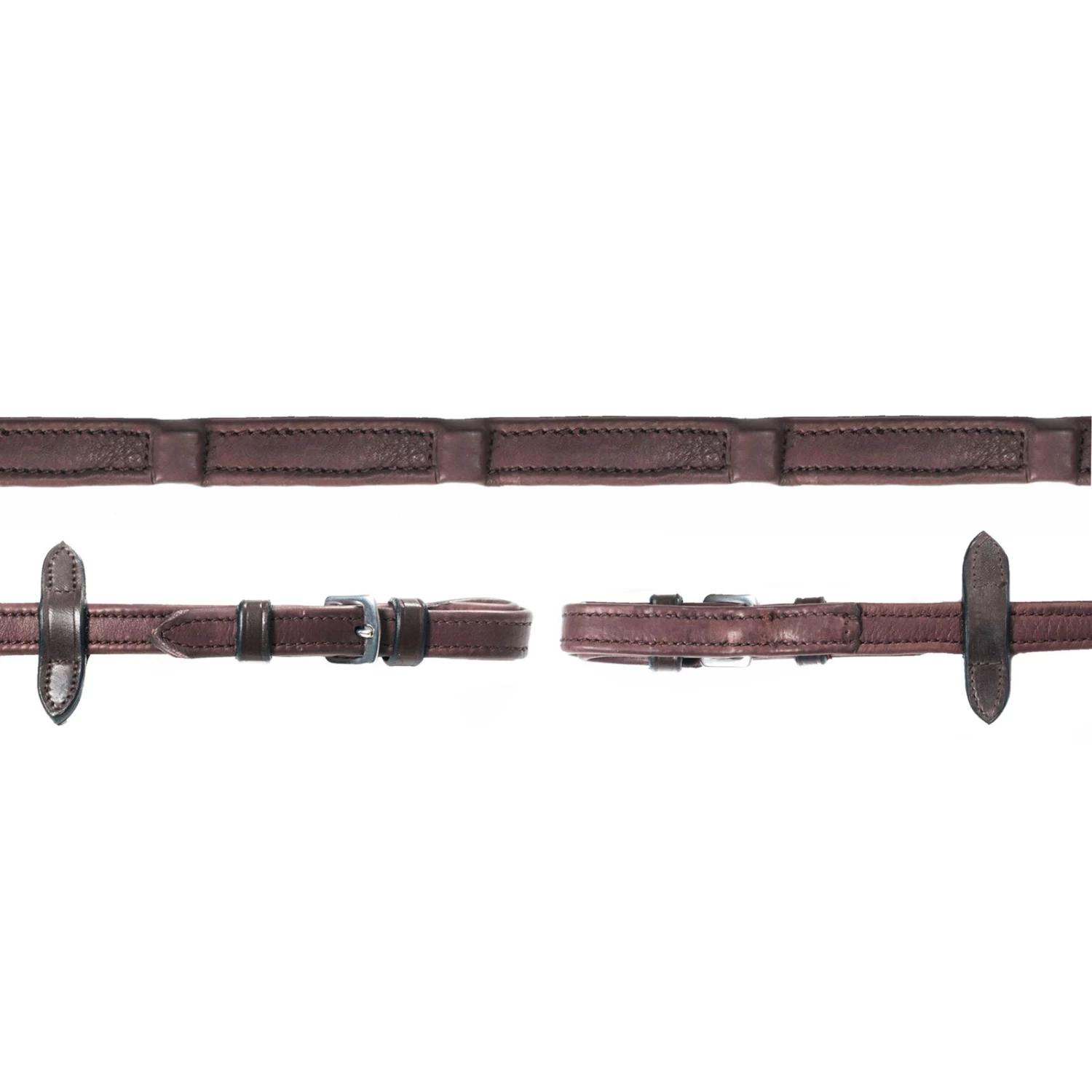 Schockmöhle Durasoft Lederzügel, Nyloneinlage 4 Schockmöhle Durasoft Lederzügel, Nyloneinlage – Bild 2