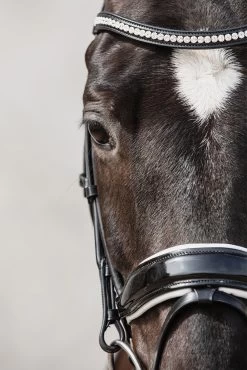 Schockemöhle Malibu Dressur-Trense Mit Kristalldetail -Reitsportbedarf 313775 BL PTG 3