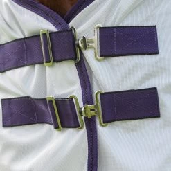 Weatherbeeta Comfitec Essential Mesh II Combo Fliegendecke Mit Festem Halsteil -Reitsportbedarf 317414 WH PU BL 2