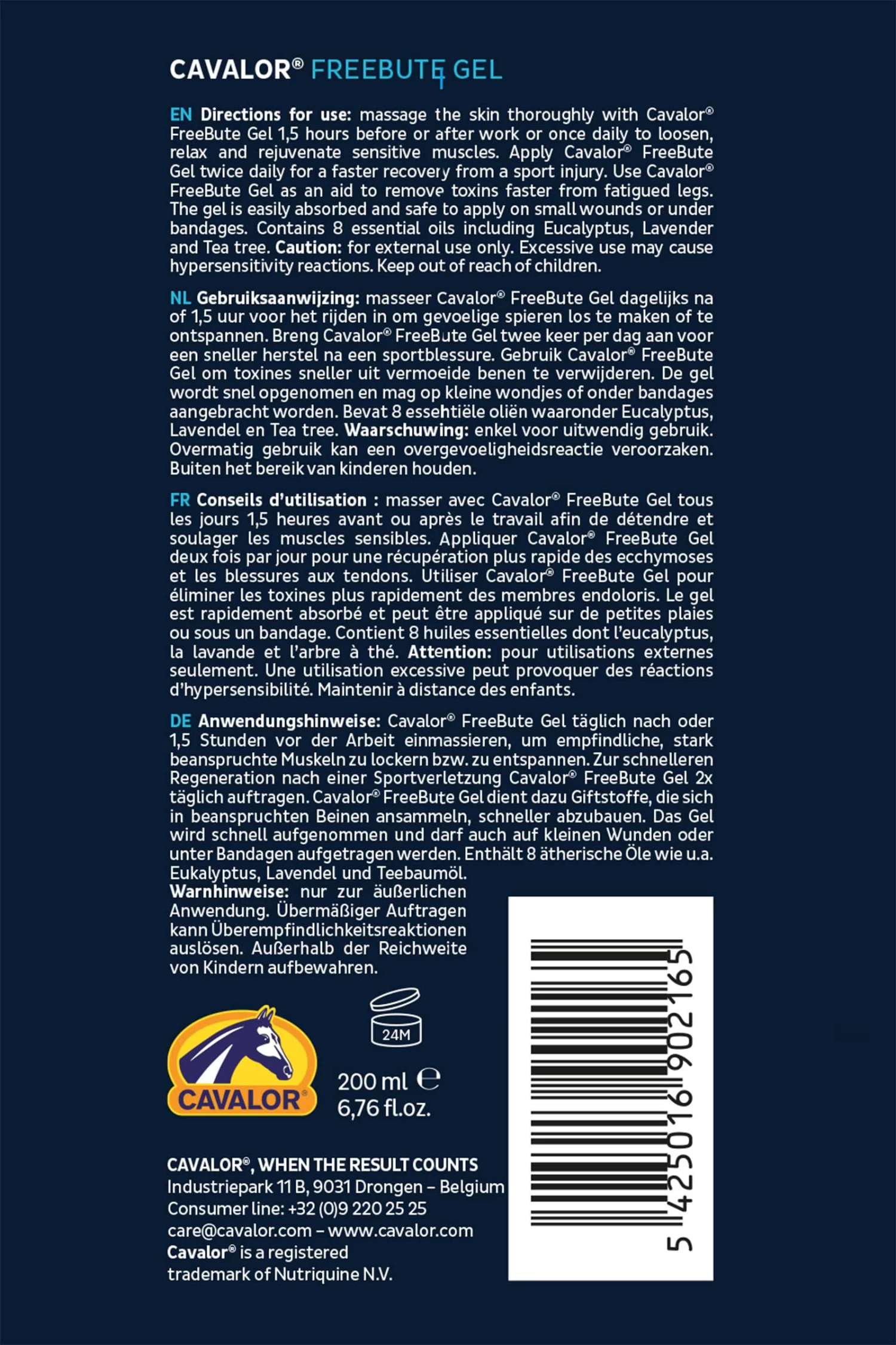 Cavalor Freebute Gel 200 Ml 4 Cavalor Freebute Gel 200 Ml – Bild 2