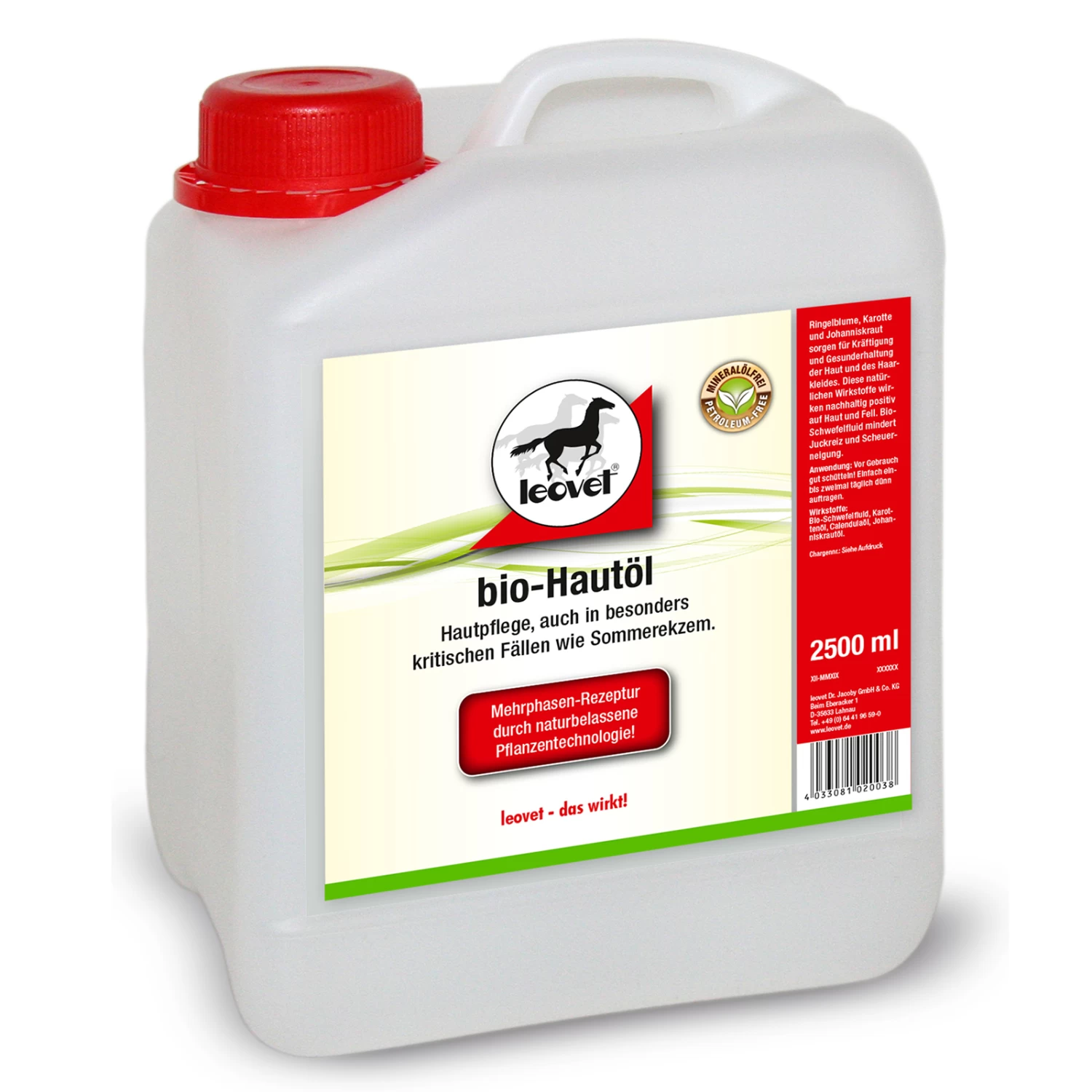 Leovet Bio-Hautöl 2500ml 3 Leovet Bio-Hautöl 2500ml