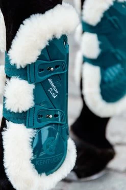 Kentucky Horsewear Bamboo Elastik Gamaschen Mit Veganem Lammfell 37 Kentucky Horsewear Bamboo Elastik Gamaschen Mit Veganem Lammfell -Reitsportbedarf 342510 EGR 3